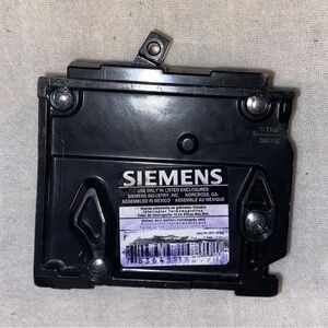 Siemens Q120 20-Amp 120 Volt Single Pole Type QP Circuit Breaker